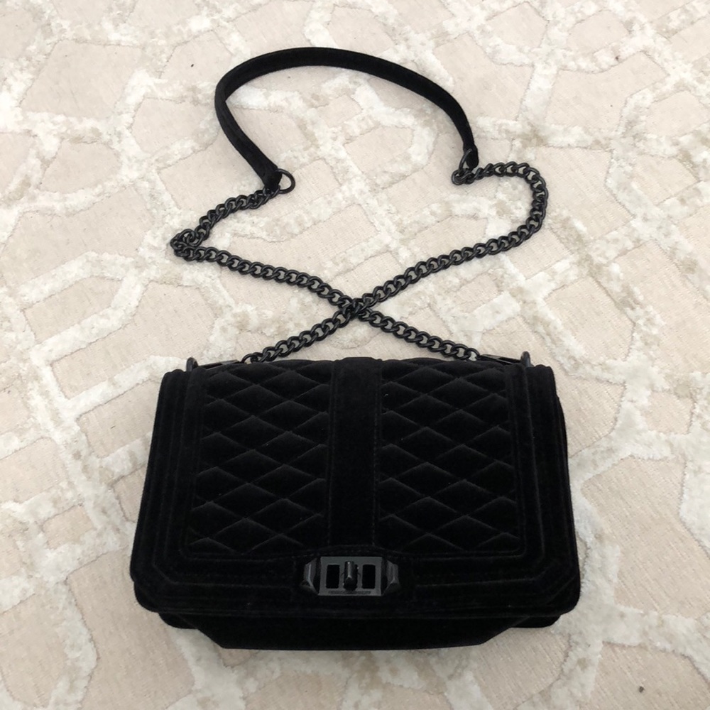 Rebecca Minkoff Velvet Black Purse